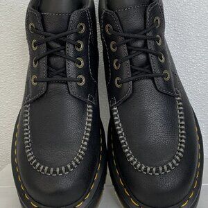 Dr. Martens Zebzag 4-Eye Lace-Up Boots – Unisex M10 / W11 – Black Leather